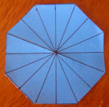 八角形画8条对称线