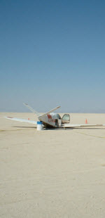 沙漠散步飞机