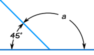 角45度
