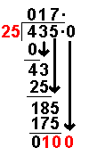 除法第十七步