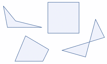 四边形 正方形 长方形 菱形 梯形 平行四边形
