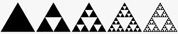 谢尔宾斯基三角形的进化